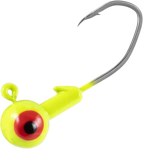 Dr.Fish Paquete de 20 cabezas de plantilla de pesca, anzuelo de hoz, cabezas de plantillas de pesca de bola redonda para pesca de lubina, anzuelo de