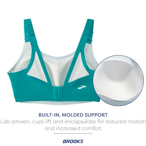 Image of Brooks Women's Racerback 2.0 Sports Bra for High Impact Running, Workouts & Sports with Maximum Support