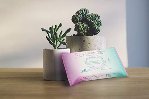 Daily Clean Toalhas Umedecidas Para Limpeza Facial 25 Unidades