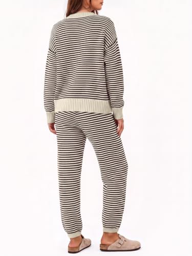 Image of LILLUSORY Women 2 Piece Sweater Matching Lounge Sets 2026 Fall Outfit