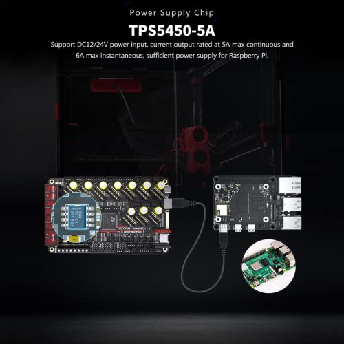 Bigtreetech KINGPRINTER-1020000413 Octopus Max Ez V1.0 Control Board 32Bit New Upgrade Octopus Pro Motherboard, Compatible Ez2209/Ez5160 Stepper Driver, Support Running Klipper Firmware For Voron 2.4 Diy Upgrade 3D Printer thumb #4