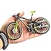 Kakalote Mini Finger Bikes, 1:10 Scale Alloy Mountain Bicycle Model Desktop Decoration Crafts for Cycling Lovers Birthday Party Gifts(Red)