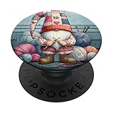 Photo Gallery vintage knitting gnome on retro sunset for grandma life popsockets popgrip adesivo Photo Gallery vintage knitting gnome on retro sunset for grandma life popsockets popgrip adesivo