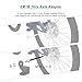 EMTB Thru Axle M12 X 1.0-160-172 Mm, Thru Axle with Bicycle Axle Adapter, Thru Axle Compatible with Most Bicycle Trailer Couplings, Adjustable Shaft Length for Thru Axle