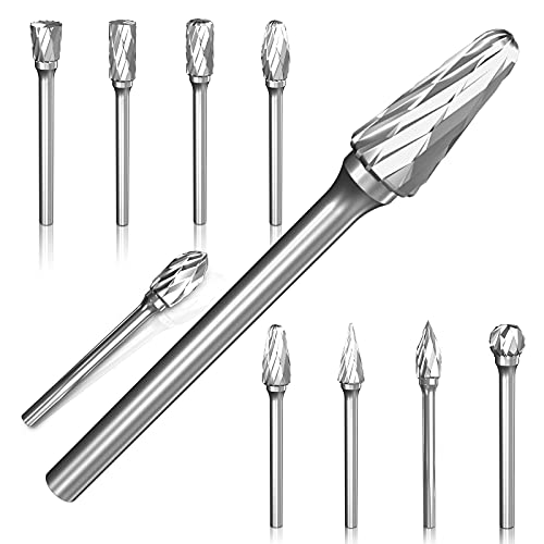 Carbide Burr Set Double Cut - 1/8