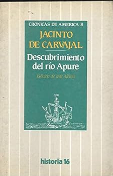 Paperback Descubrimiento del rio Apure (Cronicas de America, 8) (Spanish Edition) [Spanish] Book