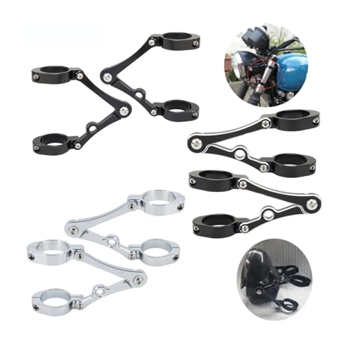 Soporte para faro de motocicleta ideal para rutas nocturnas en motos Cafe Racer y Bobber 3