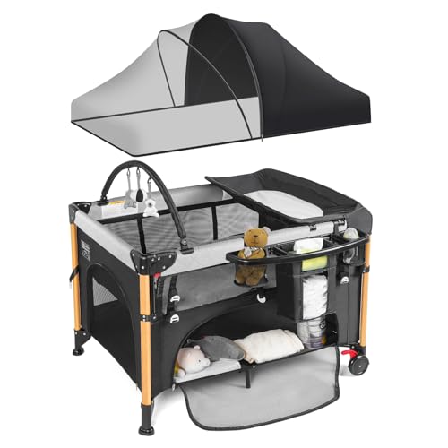 Baby Bassinet 5-in-1 One-Second Setup