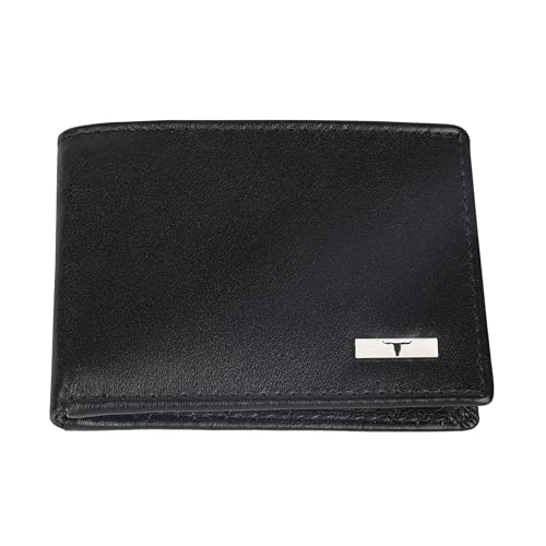 Image of URBAN FOREST Fred Aniline Black Leather Wallet for Men