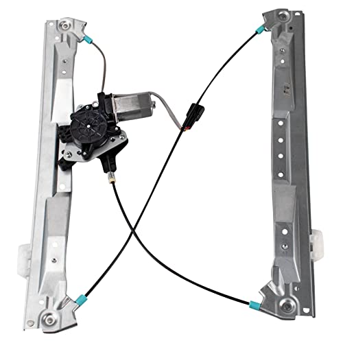 Image of TRQ Front Right Power Window Regulator & Motor Assembly Passenger Side Compatible with 2008-2016 Chrysler Town & Country 2008-2020 Dodge Grand Caravan 2012-2015 Ram C /V CH1351148 CH1351152