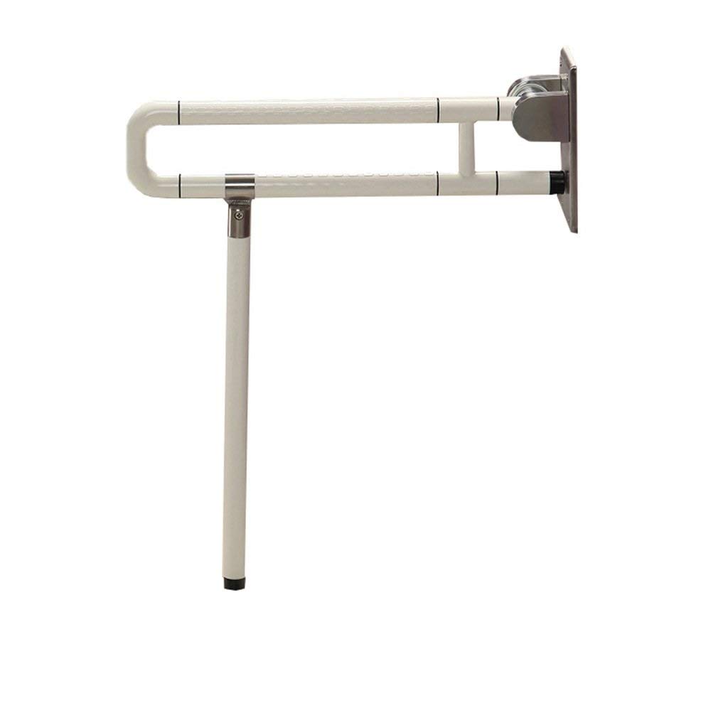 Maniglie di Sostegno per la Sicurezza, corrimano, bracciolo Pieghevole a Forma di U - Barra per Bagno in Acciaio Inossidabile, Maniglia in Nylon, corrimano Antiscivolo per Anziani