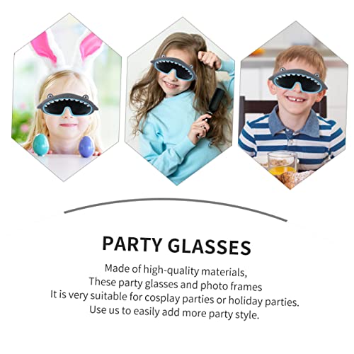 Abaodam 1 Peça De Óculos Em Forma De Tubarão Para Meninos Smoking Decoração Havaiana Óculos De Sol P