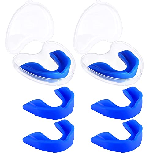 LKZL Sportmundschutz mit Belüftetem Etui, für Jugendliche und Erwachsene, Schutz der Oberen und Unteren Zähne, Fit Sportmundschutz für MMA, Boxen, Taekwondo, Hockey und Andere Sportarten Cover