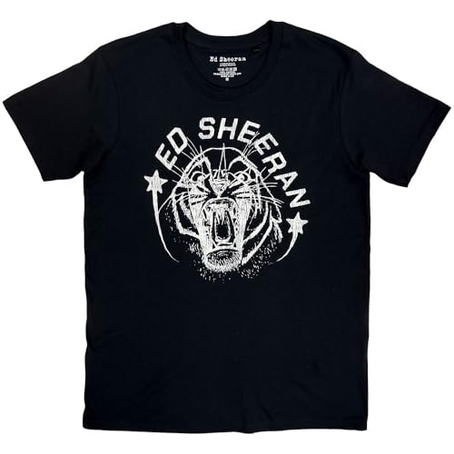 T-shirt Ed Sheeran avec imprimé Tiger Logo en coton durable