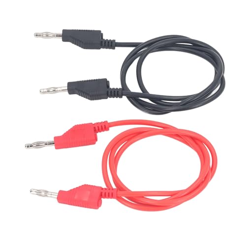 Banana to Banana Plug Test Leads Soft Stackable 4MM Banana Plug Test Cables Electrical Test Jumper Wire
