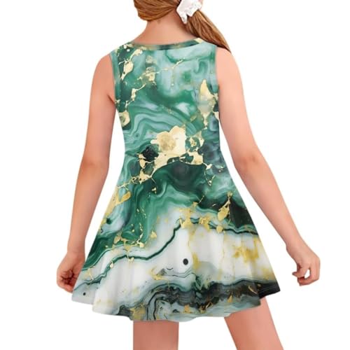 Girls Summer Dresses Size 3-16 Sleeveless Sundress for Kids Party Dress2