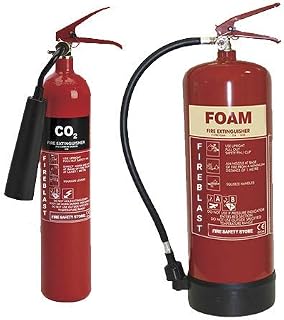 2kg Co2 & 6ltr AFFF Foam Fire Extinguisher Pack
