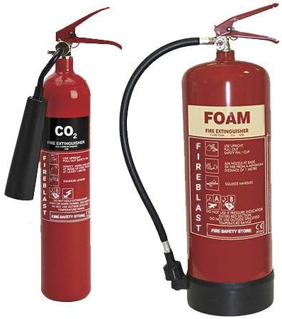 2kg Co2 & 6ltr AFFF Foam Fire Extinguisher Pack