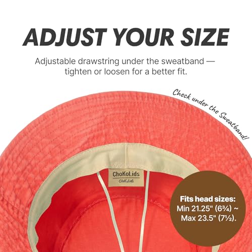 Image of Hot Summer Bucket Hat Trendy Cotton Sun Cap for Beach Golf Fishing | Breathable cotton, fun outdoor vacation style, packable boonie design for men and women