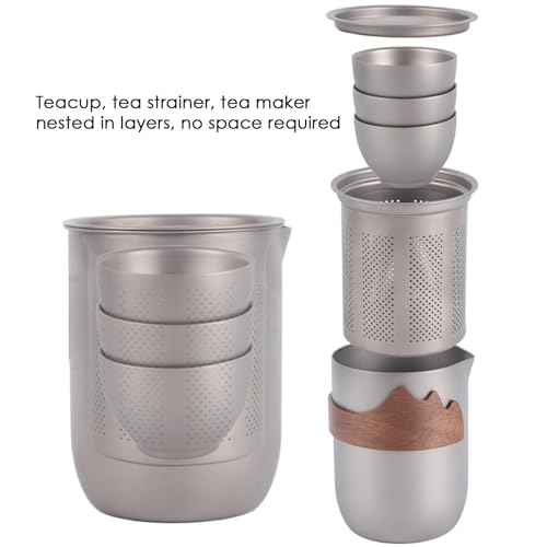 Kit de té al aire libre para disfrutar de un picnic o viaje en la naturaleza 7