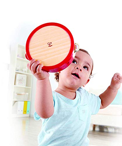 Hape Pound, Tap, & Shake! Music Set - Award Winning Wooden Pounding Bench, Baby Xylophone, And Tap Along Tambourine - Developmental, Non-Toxic, Montessori Musical Toys For Toddlers 1 - 4 Years Old #TOP3