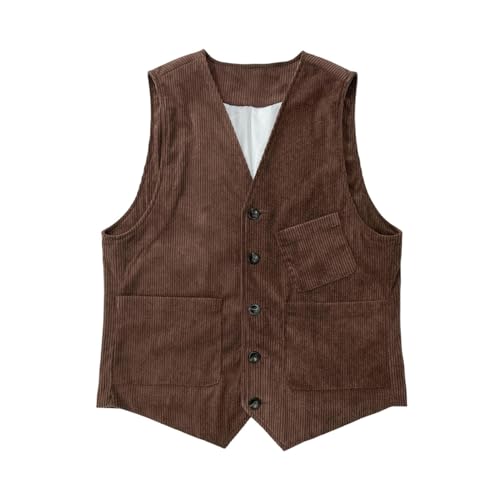 Gilet homme en tweed de laine haut de gamme style rétro chic