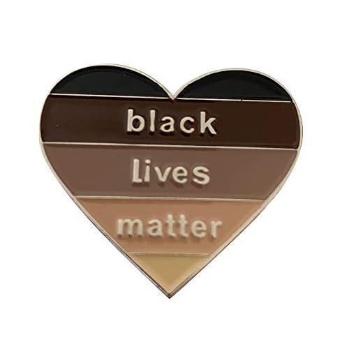 Prime Creations BLM Enamel Pin, Support the Black Lives Matter Pins for Women & Men, Gifts for BLM advocates | BLM Pins (Silver)