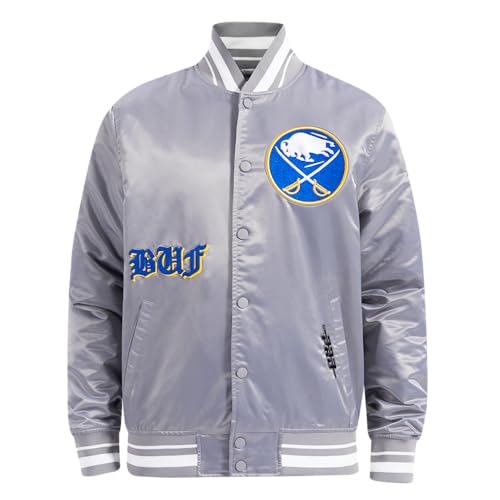 Image of Pro Standard Mens NHL Old English Satin Jacket