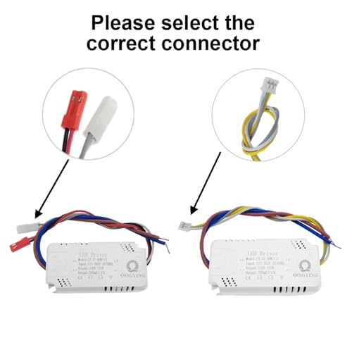 Driver LED 200mA 220mA transformateur 8-24Wx2 pour plafonnier - 5