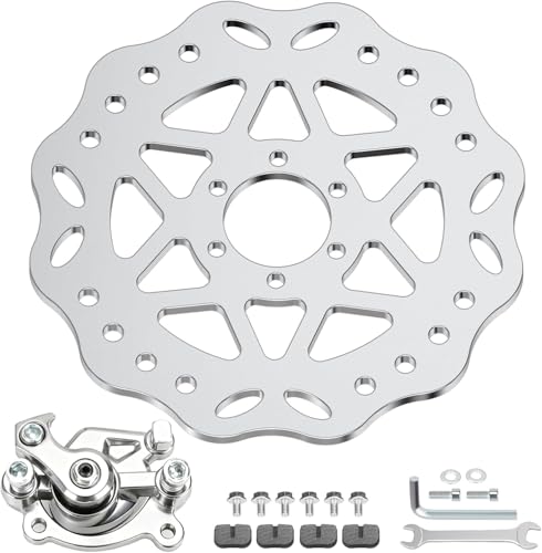 RZEOZU 180mm Mini Bike Disc Brake Rotor Kit with Rear