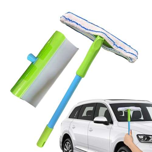 Rasqueta de ventana multiusos – Herramienta de limpieza de silicona para parabrisas de coche – Raclette Limpieza Ventanas | para interior, casa, baño, cocina, puertas, pisos, parabrisas