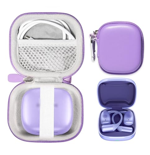 Étui écouteurs ouverts Raycon Essential violet antichoc et compact