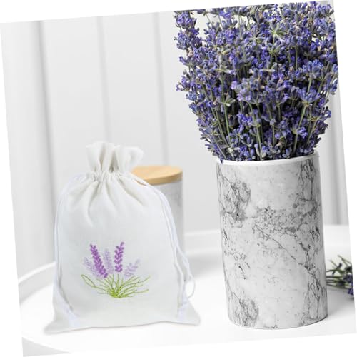 Bolsas de algodón con cierre y diseño lavanda 18x13 cm miniatura 5
