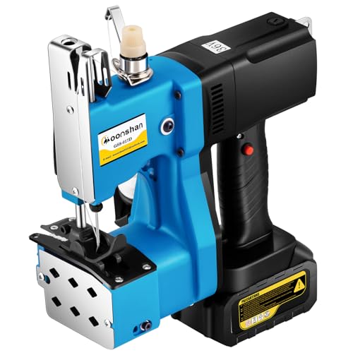 Moonshan Cordless Bag Closer Machine, Industrial Bag Closing Machine...