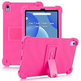 ATOOZ Kids Case for Walmart Onn 7 Inch Tablet 2024 (Model:100135924), Soft Silicone Case with Stand for Onn 7' Gen 4 Tablet (Rose Red)