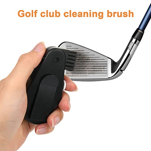 Cosmos 2 Pack Golf Multi-Tool Foldable 5 in 1 Golf Tool with Divot Tool, Stroke Score Counter, Ball Marker, Golf Club Brush and Groove Cleaner, Portable Golf Accessories Tool with Clip
