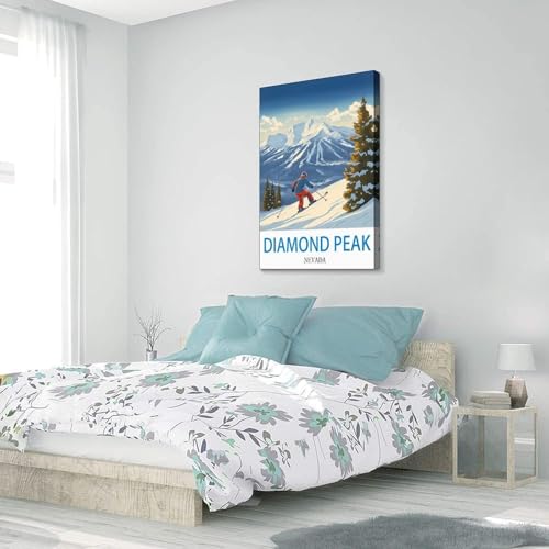 Affiche Diamond Peak Nevada pour revivre la nostalgie des grands espaces - 3