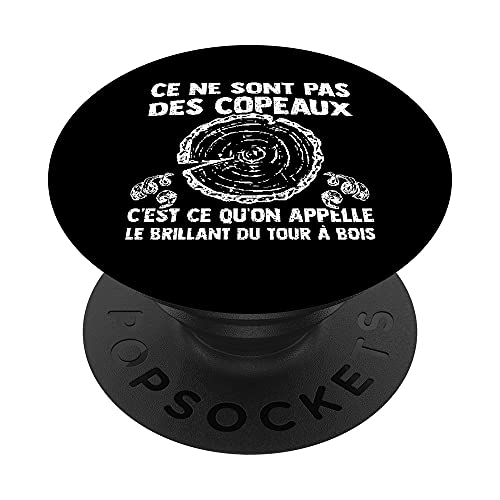 Tournage Sur Bois Charpentier Tourneur - Tour A Bois PopSockets PopGrip Interchangeable