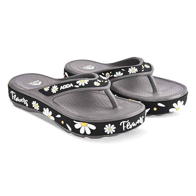 Image of ADDA Slippers for Women || Durable & Comfortable || Anti-skid Sole || Lightweight || Fashionable || Super Soft || Outdoor Slipper