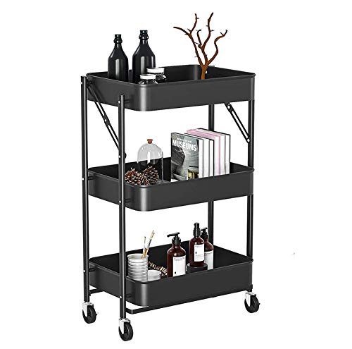 Muebles Auxiliares Cocina Negro Marca GFDGH