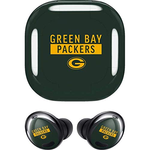 Skinit Decal Audio Skin Compatible with Samsung Galaxy Buds Pro - Officially Licensed NFL Green Bay Packers Green Performance Series Design