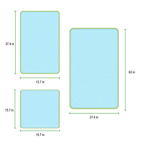 image for Etmury Microfiber Travel Towel Set Quick Dry Towel Super Absorbent, Fa