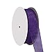 Produktbild Kailin Organzaband, 2,5 cm breit, schimmernd, transparent, 25 m 1 inch wide and 25 yards length violett