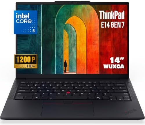 Lenovo ThinkPad E14 Gen 7 Business Laptop, Intel Core 5 210H, 14"...