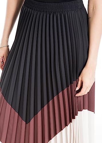 Max Studio Women's Colorblock Pleated Maxi Skirt2