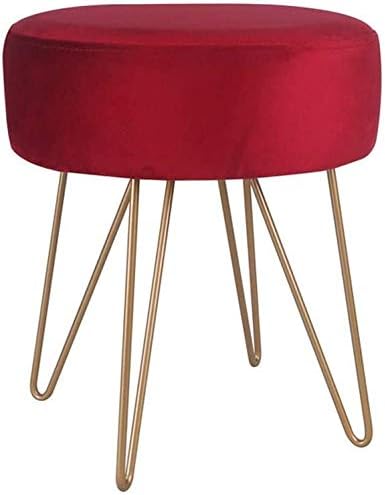 フットスツール ラウンド メタル メイクアップ 座席 フットスツール