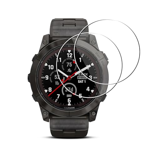 【2枚セット-国産旭硝子素材】対応 GARMIN Fenix 7X Pro/epix Pro (Gen 2) 51mm / Fenix7X ガラスフィルム 強化ガラス 液晶 高硬度 飛散防止 指紋防止 硬度9H 高透過率 腕時計フィルム 貼り付け簡単