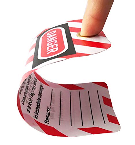 Cavo Bloccaggio Tagout Rosso Regolabile - Per Serrature LOTO, Antiruggine, 180cm - Foto 10