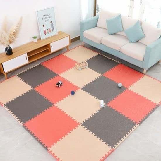 Miniatura 8 de American Floor Mats - Esteras entrelazadas para gimnasio y ejercicios Azulejos de espuma premium, azulejos de espuma de madera, azulejos de espuma