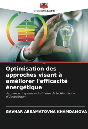 Optimisation des approches visant à améliorer l'efficacité énergétique: dans les entreprises industrielles de la République d'Ouzbékistan (French Edition)